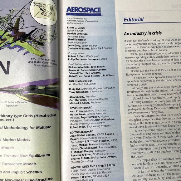 Aerospace America Magazine u June 2003 Vol 41  No 6 UAVS - Picture 4 of 4